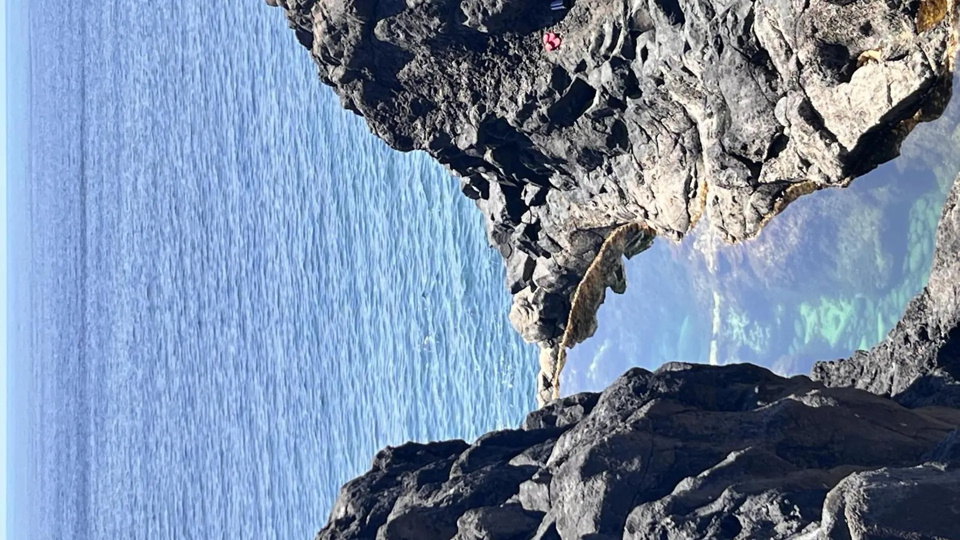 Manolo Pris En El Mar Teide Con Piscina Natural El Pris Spain